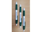 Kuličkové pero plast bílo - zelené [Detail produktu]