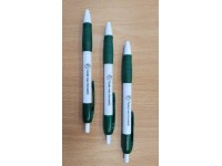 Kuličkové pero plast bílo - zelené